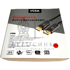 Активный оптический кабель VCOM DP1.4 32Gbs/8K@60Hz 20м