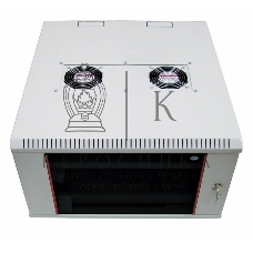 Шкаф телеком. настенный разборный 15U (600х550), съемные стенки, дверь стекло (ШРН-М-15.500) (1 коробка)