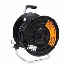 Удлинитель силовой PROconnect на катушке 4 гнезда с/з 40 м 3х1 мм² STANDART