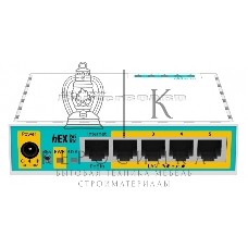 Маршрутизатор MikroTik RB750UPr2 hEX PoE lite 5x Ethernet, раздача PoE, 650 МГц ЦП, 64 МБ 5-портовый 100-Мбитный маршрутизатор с поддержкой PoE на 4-х портах
