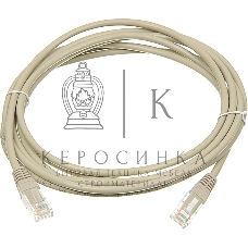 Патч-корд LANMASTER UTP TWT-45-45-3.0-GY вилка RJ-45-вилка RJ-45 cat.5е 3м серый ПВХ