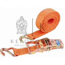 Ремень багажный с крюками Stels 0,05х6м, храповый механизм