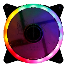 Вентилятор для корпуса Digma DFAN-FRGb3 черный, 120 мм, 1200 об/мин, 23 дБ, 4 pin