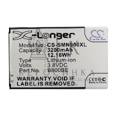 Аккумулятор CameronSino CS-SMN900XL (B800BC) для Samsung Note 3 N9000 3.8V, 3200mAh, 12.16Wh