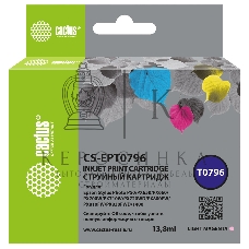 Картридж струйный Cactus CS-EPT0796 светло-пурпурный (13.8 мл) для Epson Stylus Photo 1400/1500/PX700/710