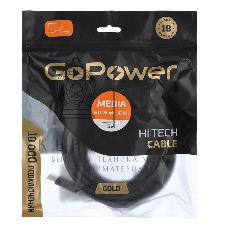 Кабель GoPower HDMI (M)-HDMI (M) 5.0M 00-00027310 черный