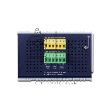 Коммутатор индустриальный PoE IGS-10020HPT для монтажа в DIN-рейку IP30 L2+ SNMP Manageable 8-Port Gigabit POE+(AT) Switch + 2-Port Gigabit SFP Industrial Switch (-40 to 75 C), ERPS Ring Supported, 1588