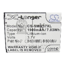 Аккумулятор CameronSino CS-SMI257XL (B500AE) для Galaxy S4 mini GT-I9190 3.7V, 1900mAh, 7.03Wh