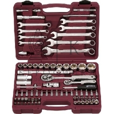 Набор инструментов THORVIK UTS0082 универсальный 1/4'' 1/2''DR 82 предмета