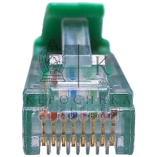 Патч-корд Suprlan 10-0159 UTP RJ-45 вил.-вилка RJ-45 cat.5e 3м зеленый LSZH 24AWG