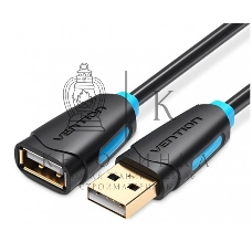 Кабель-удлинитель Vention USB 2.0 AM/AF - 5м Черный