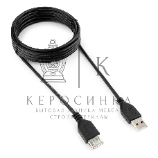 Кабель Gembird PRO USB 2.0 удлинительный 3.0м AM/AF позол. контакты, пакет