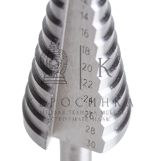 Сверло по металлу ступенчатое Kranz 4,0-30,0 мм 98 мм 62 HRC