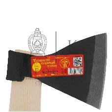 Россия Топор,1200 г,в сборе,кованый,деревянное топорище,400 мм,аО,21661