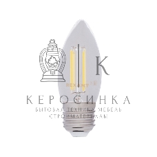 Лампа светодиодная филаментная Rexant Свеча CN35 9.5 Вт 950 Лм 2400K E14 золотистая колба