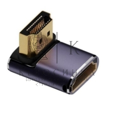 Переходник HDMI угловой  папа-мама вниз