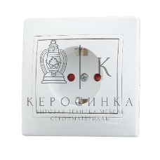 Розетка 1-м СП Мира защ. шторки с заземл. белый/белый Lezard 701-0202-124