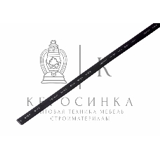 Термоусаживаемая трубка Rexant 7,0/3,5 мм, черная, упаковка 50 шт. по 1 м