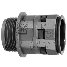 Переходник труба-коробка DN 12мм М20х1.5 полиамид черный IP66 DKC PAM12M20N