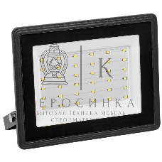 Прожектор светодиодный СДО 06-50 6500К IP65 черный ИЭК LPDO601-50-65-K02