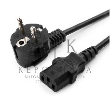 Кабель питания Gembird 4.5-5.0м, черный, с заземление, пакет