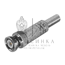 Разъем штекер PROconnect BNC под пайку с пружиной металл (универсальный)