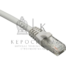 Патч-корд Suprlan 10-0166 UTP RJ-45 вил.-вилка RJ-45 кат.6 0.5м серый LSZH