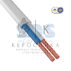 Провод ШВВП 2х0,75 мм² 200 м белый ГОСТ 7399-97