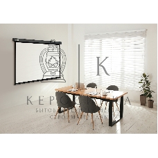 Экран Cactus 183x244см Wallscreen CS-PSW-183X244-SG 4:3 настенно-потолочный рулонный серый