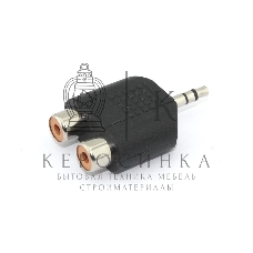 Переходник с miniJack на RCA (тюльпан) 2 канала