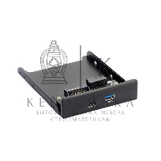 Планка USB на переднюю панель ExeGate U3H-617, 3,5