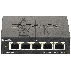 Коммутатор D-Link DGS-1100-05V2/A1A, L2 Smart Switch with 5 10/100/1000Base-T ports.8K Mac address, 802.3x Flow Control, Port Trunking, Port Mirroring, IGMP Snooping, 32 of 802.1Q VLAN, VID range 1-4094, Loopba