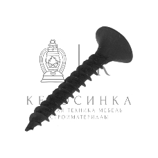 Саморез гипсокартон-металл Kranz 3.5х25, упаковка поставщика