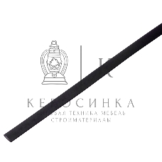 Термоусадочная трубка PROconnect 20/10 мм, черная, упаковка 10 шт. по 1 м