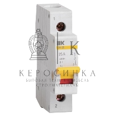 Выключатель нагрузки (мини-рубильник) IEK MNV10-1-025 ВН-32 1Р 25А