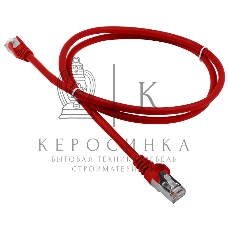 Патч-корд LANMASTER LSZH FTP кат.5e, 1.0 м, красный
