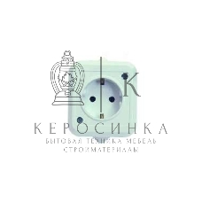 Розетка 1-м Makel ОП 16А IP44 п/герм. с заземл. белый