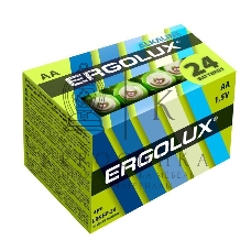 Элемент питания алкалиновый Ergolux LR6 Alkaline BP-24 (уп.24шт)