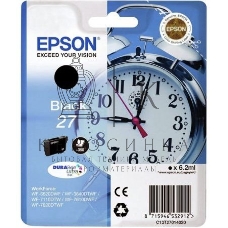 Картридж струйный Epson C13T27014020 черный для Epson WF7110/7610/7620 (350стр.) (6.2мл)