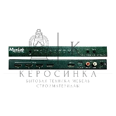 Коммутатор MuxLab 500437 4х1 HDMI с деэмбедером аудио, HDMI 2.0 4K/60