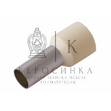 Наконечник штыревой втулочный Rexant изолированный F-12 мм 16 мм² (НШВи 16-12) слоновая кость