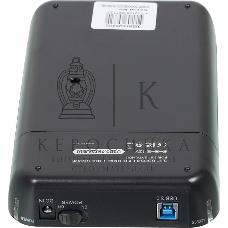Внешний корпус для HDD AgeStar 3UB3A8-6G SATA II пластик/алюминий черный 3.5