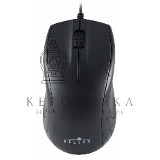 Мышь проводная Oklick 185M черный, 1200 dpi, USB, кнопки - 3