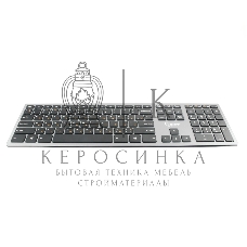 Клавиатура беспроводная Gembird KBW-1, USB, серебристый