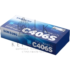 Картридж лазерный SAMSUNG CLT-C406S/ ST986A голубой для Samsung CLP-360/365/CLX-3300/3305 (1000стр.)