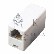 Проходной тeлефонный адаптер Rexant RJ-14(6P4C) (гнездо-гнездо)