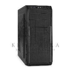 Компьютерный корпус Miditower ExeGate EX287366RUS XP-334UC-XP350 (ATX, XP350 с вент. 12см, 1*USB+1*USB 3.0+1*TypeC, аудио, черный)