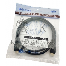 Кабель видео HDMI (m)/HDMI (m) 1.8м. черный