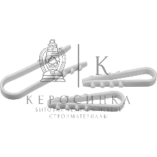 Дюбель-хомут Navigator NCU-19-25-65-50/WH для круглого кабеля белый (уп. 50 шт)