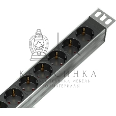 Вертикальный блок розеток Rem-16 с авт. 16А, 20 Shuko, 16A, алюм., 33-48U, колодка